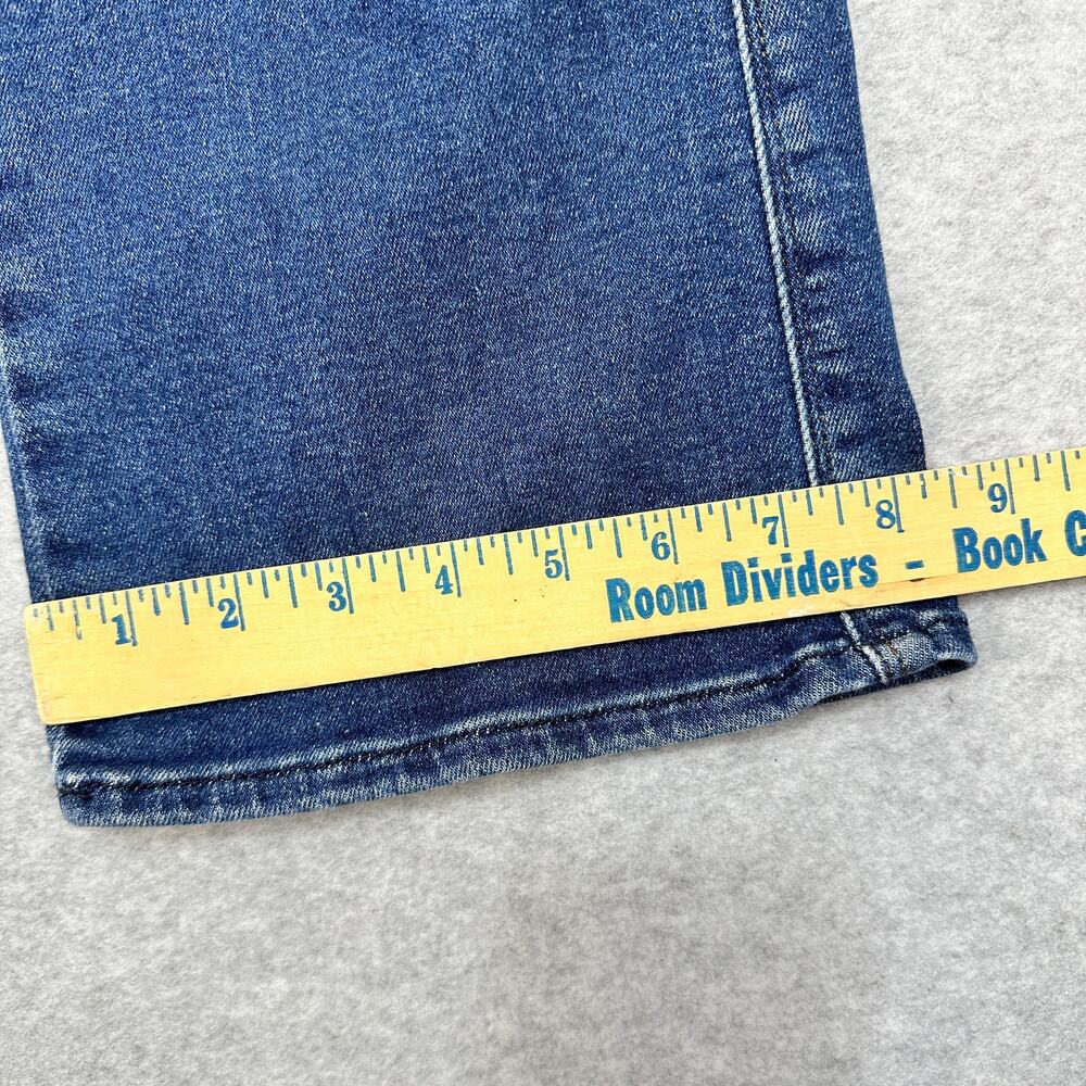 7 For All Mankind Bootcut Jeans Blue Mid Rise WMNS 29 Kimmie Boho Western Y2K - Picture 9 of 14
